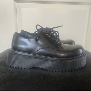 Jeffrey Campbell leather platform oxfords